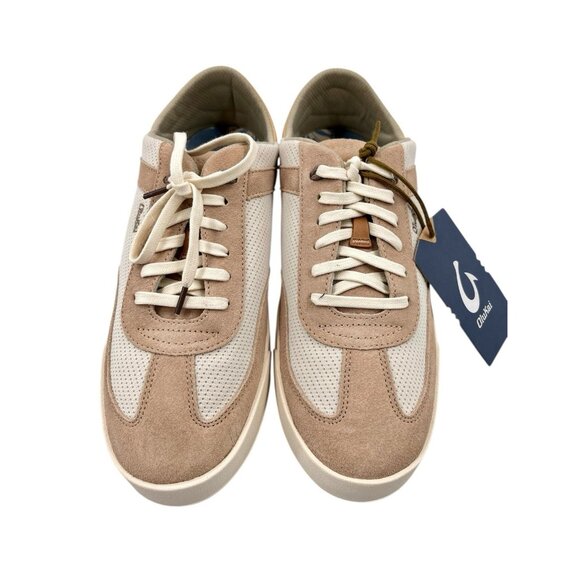 OLUKAI Women's Tan/Tapa Kilea Lace Up Sneakers NWOB 9.5 - Picture 2 of 7